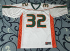 Miami Hurricanes #32 Football College-Ncaa Nike Jersey SizeM