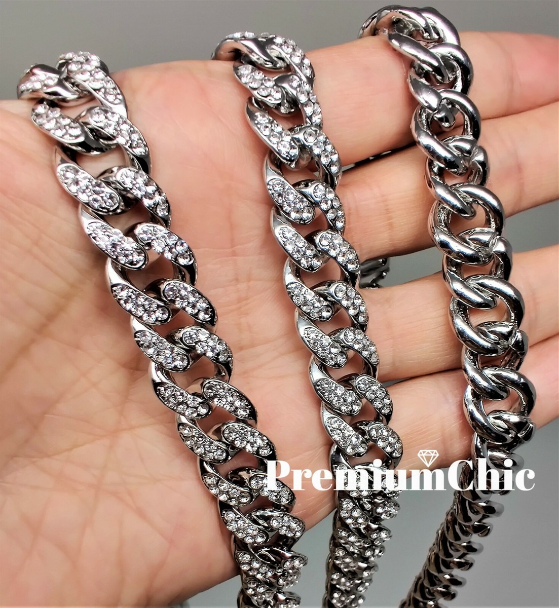 Collana Hip Hop ANKH Collana Uomo Con Ciondolo ANKH E Catena Tennis Miami Cuban - Set Placcato Zircon, Regolabile 16-26 Pollici Ankh Gods Of Egypt - Foto 8