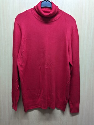 Joseph A. Rollkragen Pullover Rot Gr.L