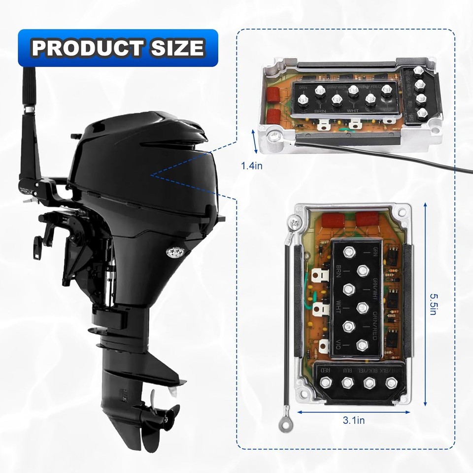 2PCS CDI Module Switch Box For Mercury Marine Outboard 332-7778A12 332 ...
