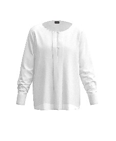 EMME MARELLA 1 head folded M/long RIB white spring/summer