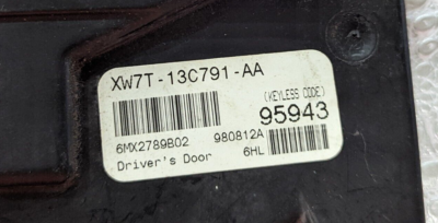 XW7T-13C791-AB ✓ 1998-2002 Crown Victoria / Grand Marquis Keyless