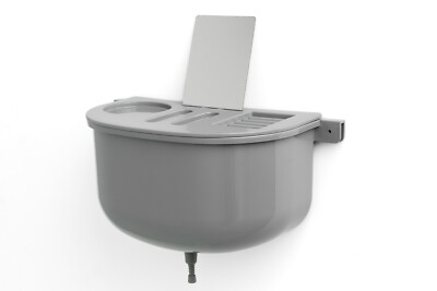 Agande Wasserbehälter 10 l mit Deckel als Ablagefunktion und gratis Spiegel