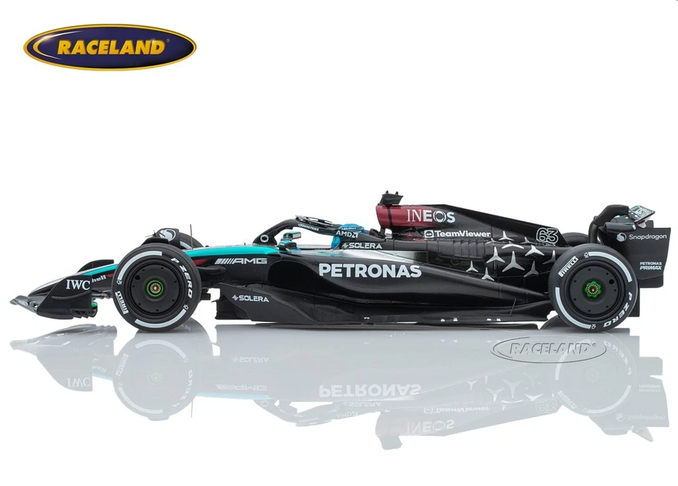 Mercedes F1 W15 AMG Petronas F1 GP Bahrain 2024 George Russell Spark 1:18 18S977 - Bild 2 von 4