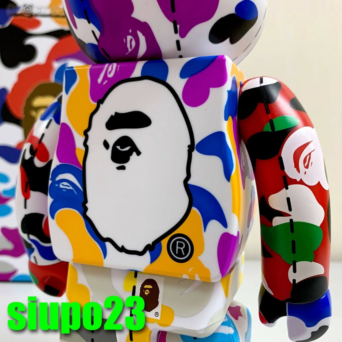 Medicom 400% Bearbrck ~ A Bathing Ape Bape Camo Be@rbrck