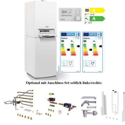Buderus Logamax plus GB172i T210SR Gas Brennwert Kompaktheizung m. Solarspeicher