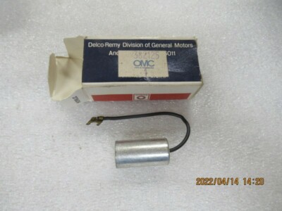 E86 OMC Evinrude Johnson 382125 0382125 Condenser Assembly OEM New Factory Parts