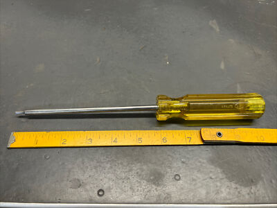 Vintage Amalite 7/64 Hex Screwdriver! 6  Shank! 3/8  Drive Adapter on End! USA!