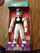 1993 Street Wise - Mighty Morphin Power Rangers White Ranger Action Pal