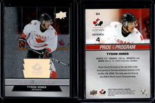 2023 UD Team Canada World Jr Pride Of The Program Foilboard #64 Tyson Hinds