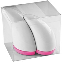 Salz- Und Pfefferstreuer / Aus Hochwertigen Porzellan / Farbe: Weiß-Pink