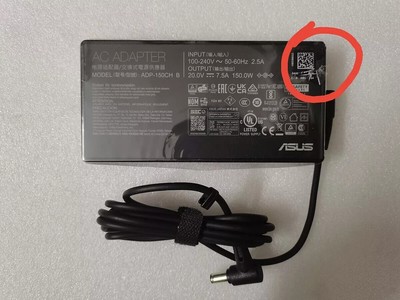 Genuine 20V 7.5A ø6.0mm 150W For ASUS ROG Zephyrus GA401QH-211.ZG14BL AC Adapter