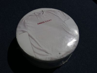 Amstel Light White T-Shirt X-L Extra Large PGA Golf Coaster Promo