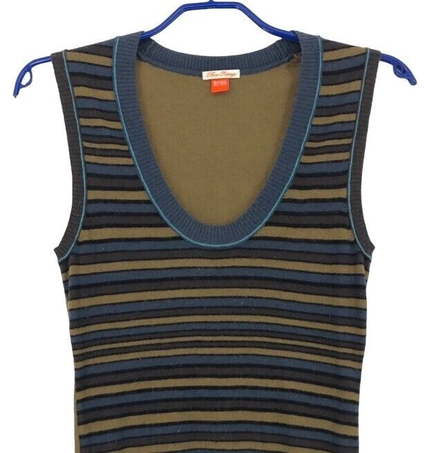 HUGO BOSS Ladies Iphella 25% Angora 75% Wool Vest SIZE S - Image 3 of 4