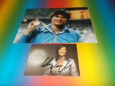 Ulrike Meyfarth Hochsprung Gold 1972 signed signiert Autogramm 20x28 Foto + AK