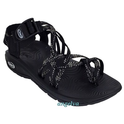 CHACO Zvolv Classic Strappy Open Toe Hiking Outdoor Sandal Black Men\'s 8 s-l400.jpg main image 3