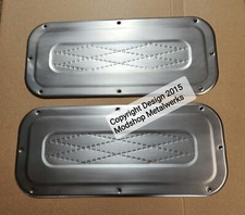 1961-1966 Ford F100 Truck Steel Lower Door Access Panels Custom Stitch Design 2