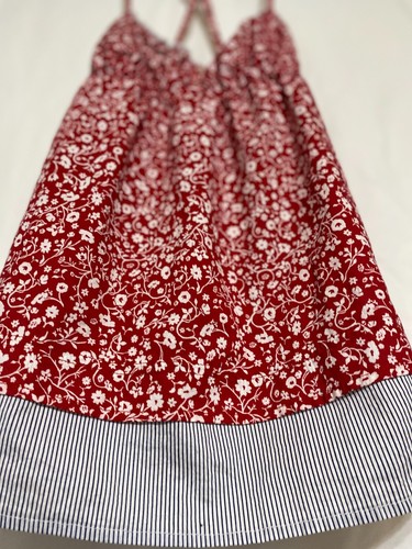 MAURICES BOHO Criss-Cross Back floral print top w/spaghetti straps -cotton XS - Picture 2 of 6