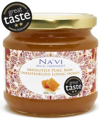 NA'VI ORGANICS Absolutely Pure, Raw, Unpasteurized Living Honey - Direct from the Hive
