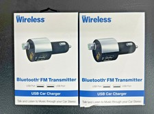 Aukey Bt F4 Fm Transmitter Bluetooth 2 Port 4 8a With Usb Car Charger Black For Sale Online Ebay