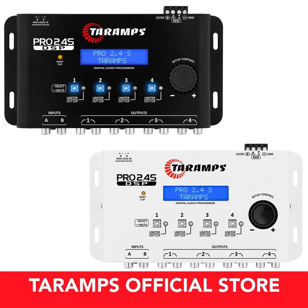 Taramps Pro 2.4S DSP Crossover Full Digital Signal Processor