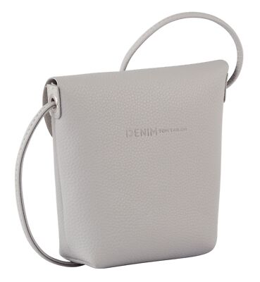 TOM TAILOR Ida Flap Bag No Zip S Umhängetasche Tasche Light Grey hellgrau Neu