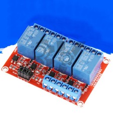 ONE 4 Channel Optocoupler Relay Module DC 5V/12V/24V
