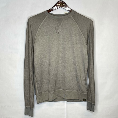 Lucky Brand Mens Sweatshirt Size M Medium Venice Burnout Grey - Picture 3 of 9