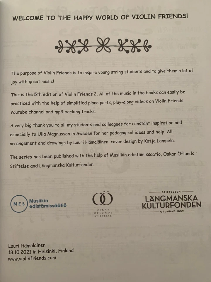 Violin Friends 2: A collection of duos, classical repertoire, fun exercises  - Image 2 of 4