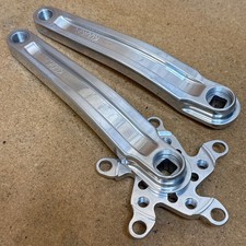 Vintage Kooka MTB Crankset Triple USA Anodized 175mm Retro Crank Arms 94mm BCD