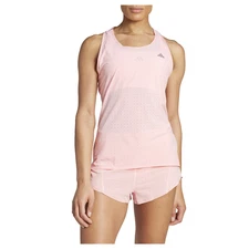 adidas Adizero Scoop Neck Athletic Tank Top Womens Pink Casual  Athletic IT4569-