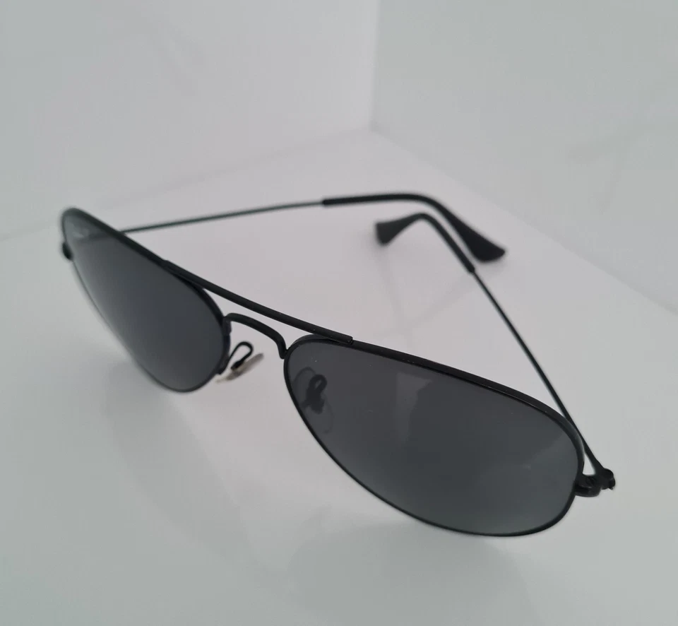 Ray-Ban Large Metal Aviator Sunglasses RB 3025 Black Polarized, photo 3 of 5
