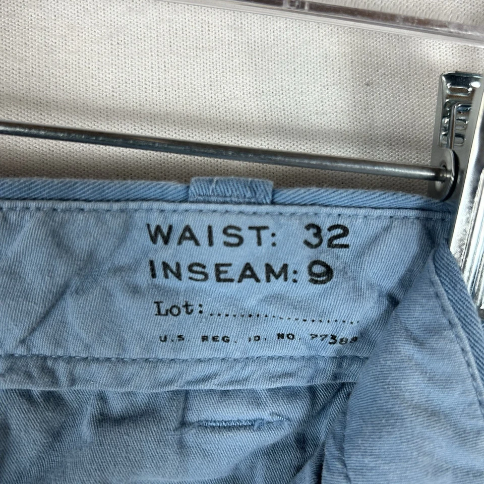 Pantalones Cortos Chinos J Crew Para Hombres 32 Barcos Náuticos Azules Geométricos Informales Preppy Clásicos Foto 4 de 4