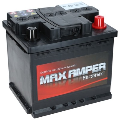 Maxamper 50Ah 500A EN 12V Autobatterie Starterbatterie Calcium Technologie NEU