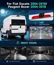 Telecamera per Retromarcia Auto Fiat Ducato Peugeot Boxer HD Impermeabile Vision - Miniatura 2