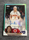 2023-24 Topps McDonald's Chrome HANNAH HIDALGO Aqua AUTO Autograph Refractor /99