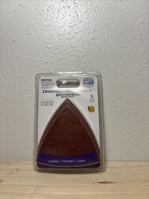 Dremel MM70W 6-Pack Assorted Multi-Max Sandpaper. NIP