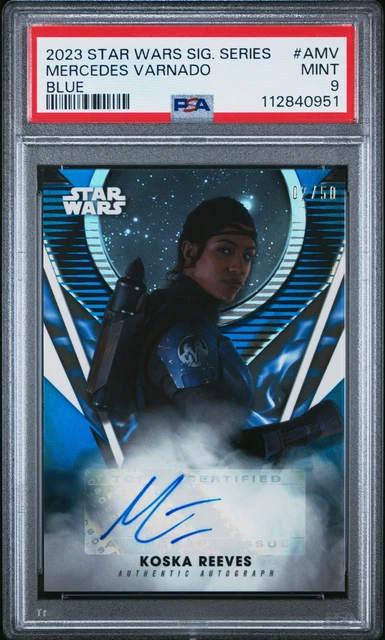 2023 Star Wars Signature Series Mercedes Varnado Koska Reeves Auto /50 PSA 9