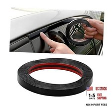 16ft Car Trim Molding - 1.18 Inch Wide Glossy Scratch-proof - Black
