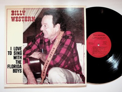 Billy Western - I Love To Sing With The Florida Boys LP Record Empire Sound