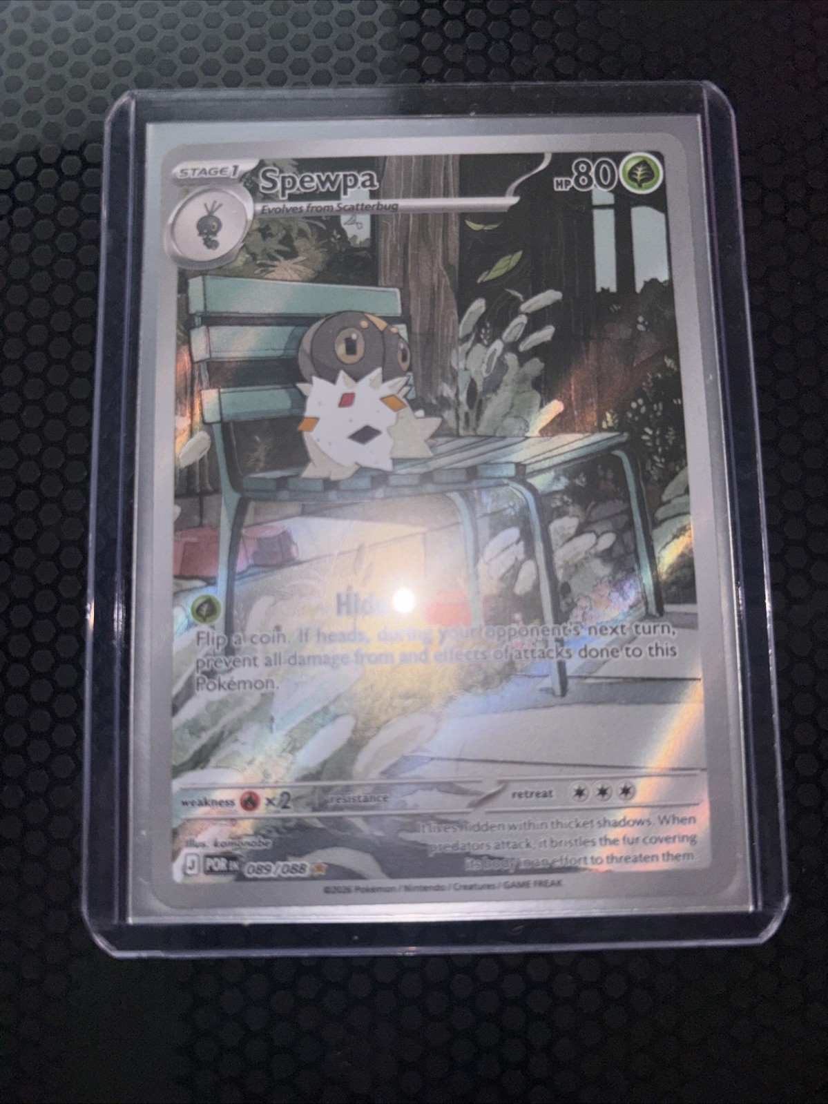Spewpa 89 / 088 - Pokemon TCG Perfect Order Card IR - Pack Fresh / EN / NM