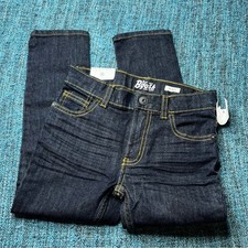 OshKosh B'Gosh Youth Girls Skinny Jeans in Dark Blue Denim Girl's 6 Regular NWT