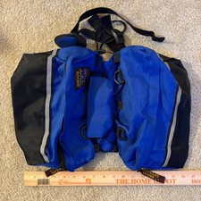 Outward Hound Pet Travel Gear Hiking Dog Backpack BLUE Medium/Large