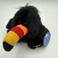 Swibco Puffkins  Tiki  Toucan Bean Bag Plush Toy 1988 With Tag