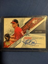 2006 SPx Jared Weaver Autographed Rookie Card #87/299 Mint Free Ship. rookie card picture