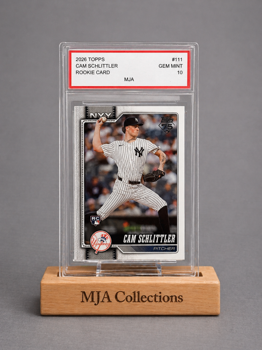 2026 Topps Series 1 Cam Schlittler RC #111 Gem Mint 10 Yankees 