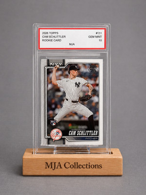 2026 Topps Series 1 Cam Schlittler RC #111 Gem Mint 10 Yankees 