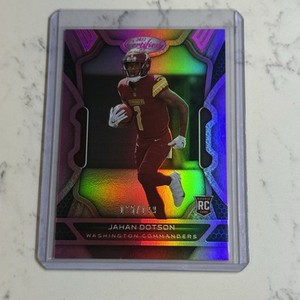 Jahan Dotson 2022 Panini Certified Mirror Pink RC /199 #114 Washington Rookie