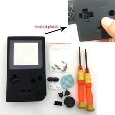 NEW Frosted plastic Black Shell Housing Case Cover Kits for Gameboy Pocket GBP