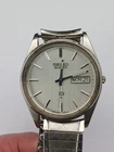 Vintage 1980s Seiko SQ Quartz Men's Watch In Working Order With Date Function